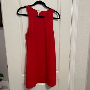 Leith Red Sleeveless Shift Dress